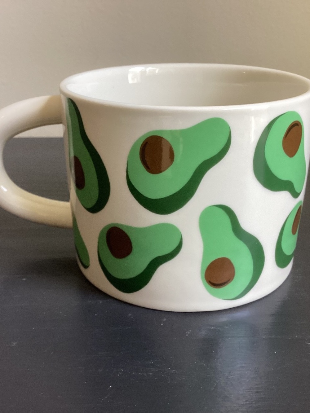 Room Essentials Stoneware Avocado Pattern 16oz microwave, and dishwasher safe